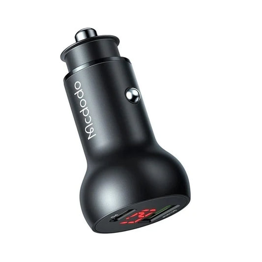 Mcdodo Cc-7030 45W Digital Display Pd Car Charger Blk