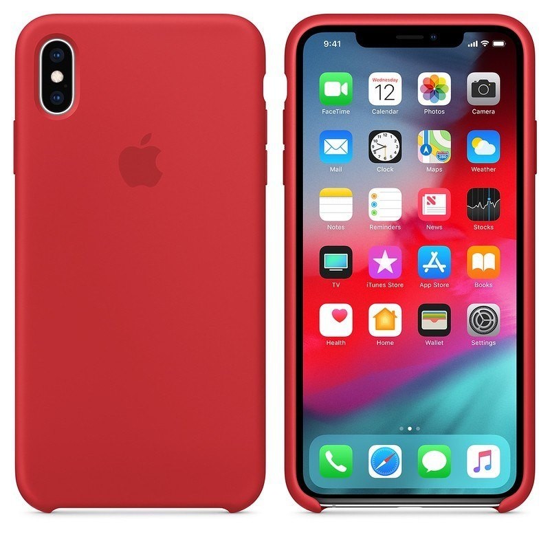 Generic, Silicone Apple Case for Iphone XS Max Red
